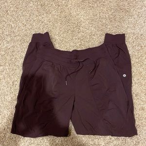 Lululemon maroon/purple joggers - size 8